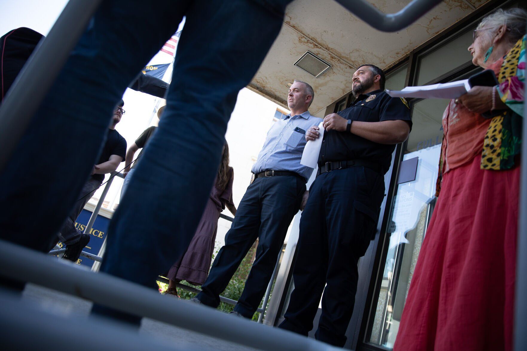 HPD Chief Brett Petty and Lt. Adam Shanks
